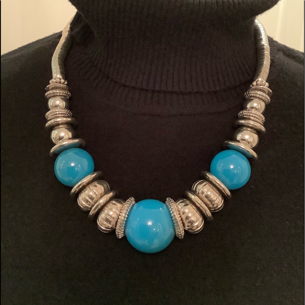 Large Beaded Necklace - Picture 2 of 5